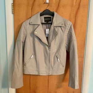 Host Pick 🎉 Forever 21_(NWT) Faux Leather Motto Jacket_ 2X
